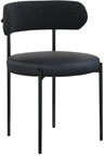 Beacon - Faux Leather Dining Chair With Black Legs (Set of 2)