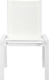 Nizuc - Outdoor Patio Dining Chair With White Frame (Set of 2)