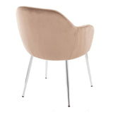 Buena - Dining Chair (Set of 2) - Chrome Metal Legs