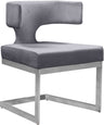 Alexandra - Dining Chair with Chrome Legs