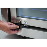 Mont Alpi Beverage Center Cabinet Module W/ Sink & 2.6 Cu. Ft. Outdoor Refrigerator - Black Stainless Steel - MASF-BSS