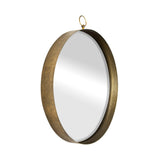 Round Mirror, Circle Mirror With Iron Frame For Living Room Bedroom Vanity Entryway, Hallway