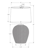 Lighting, Table Lamp, Rattan, Resin, Transitional - Beige