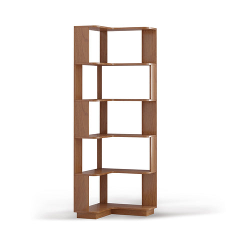 L-Shaped Corner Bookshelf