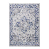Marfi - 6' X 9' Oriental Area Rug - Blue / Gray