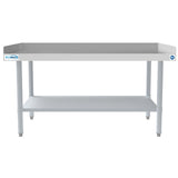 30" x 48" 16-Gauge Stainless Steel Equipment Stand with Galvanized Undershelf, EQT-163048.