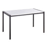 Fuji - Contemporary Dining Table - Black Metal