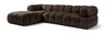 Orin - Velvet 4 Piece Modular Sectional With Chaise