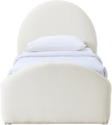 Andaz - Chenille Fabric Upholstered Trundle Bed