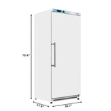 20 Cu. Ft. Commercial Reach-in Refrigerator in White with Manual Defrost (KM-RMD20WH)