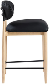 Riccio - Stool - Natural And Black Frame
