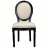 Upholstered & Round Back Dining Chairs (Set of 2)
