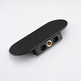 Modern Wall Mount Bathtub Faucet Single Handle With Waterfall Tub Spout And Rough