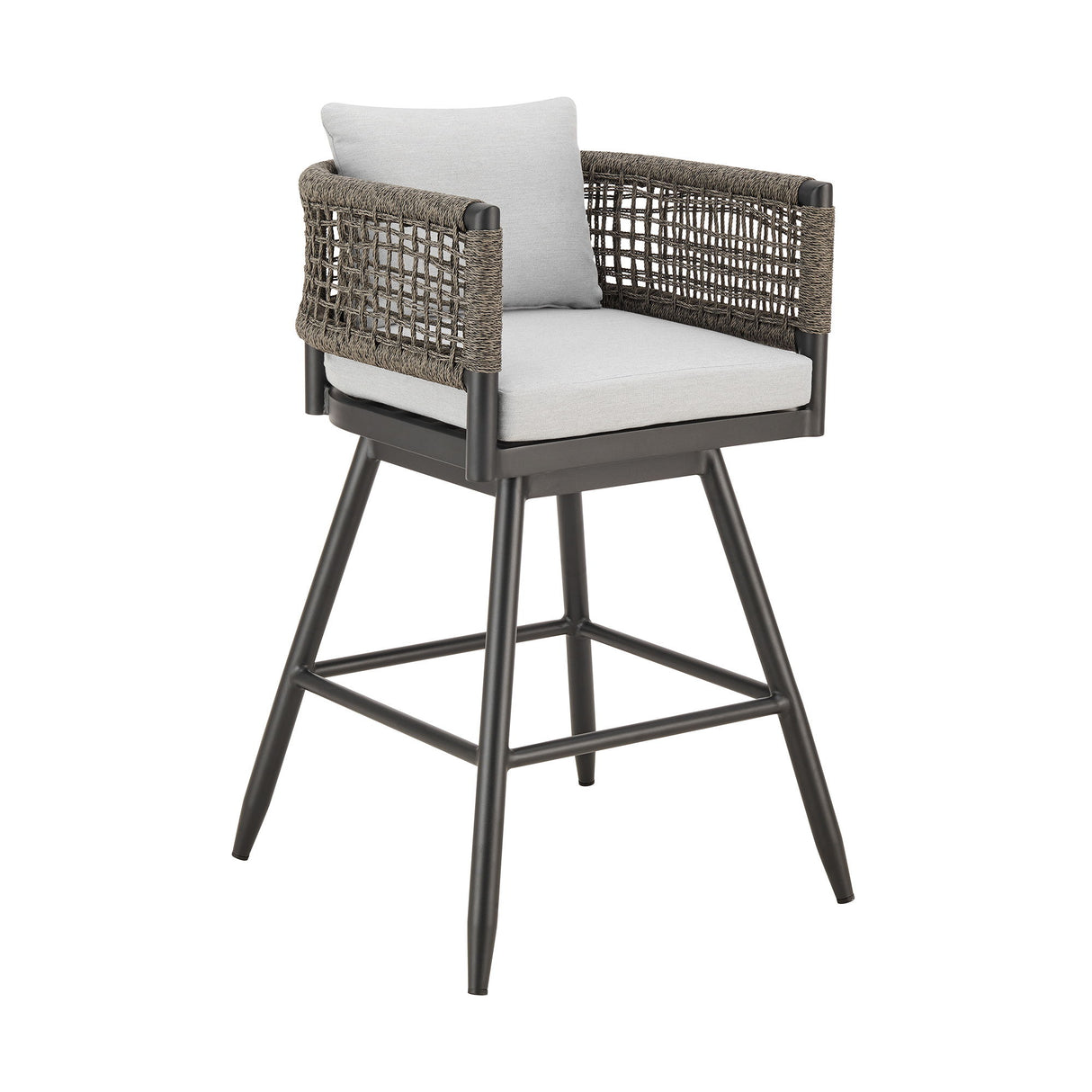 Alegria - Outdoor Patio Swivel Bar Stool Set