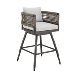 Alegria - Outdoor Patio Swivel Bar Stool Set