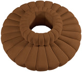 Arc - Velvet 8 Piece Round Modular Sofa - Saddle
