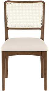 Atrium - Upholstered Seat Dining Chair With Brushed Brown Base (Set of 2)