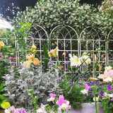 Metal Garden Rustproof Trellis For Climbing Plants Outdoor Flower Support