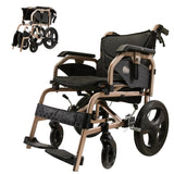 Lightweight Foldable Transport Wheelchair For Adults,Square Tube Design