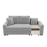 Modular Sofa Couch With Storage Armrest And Center Console