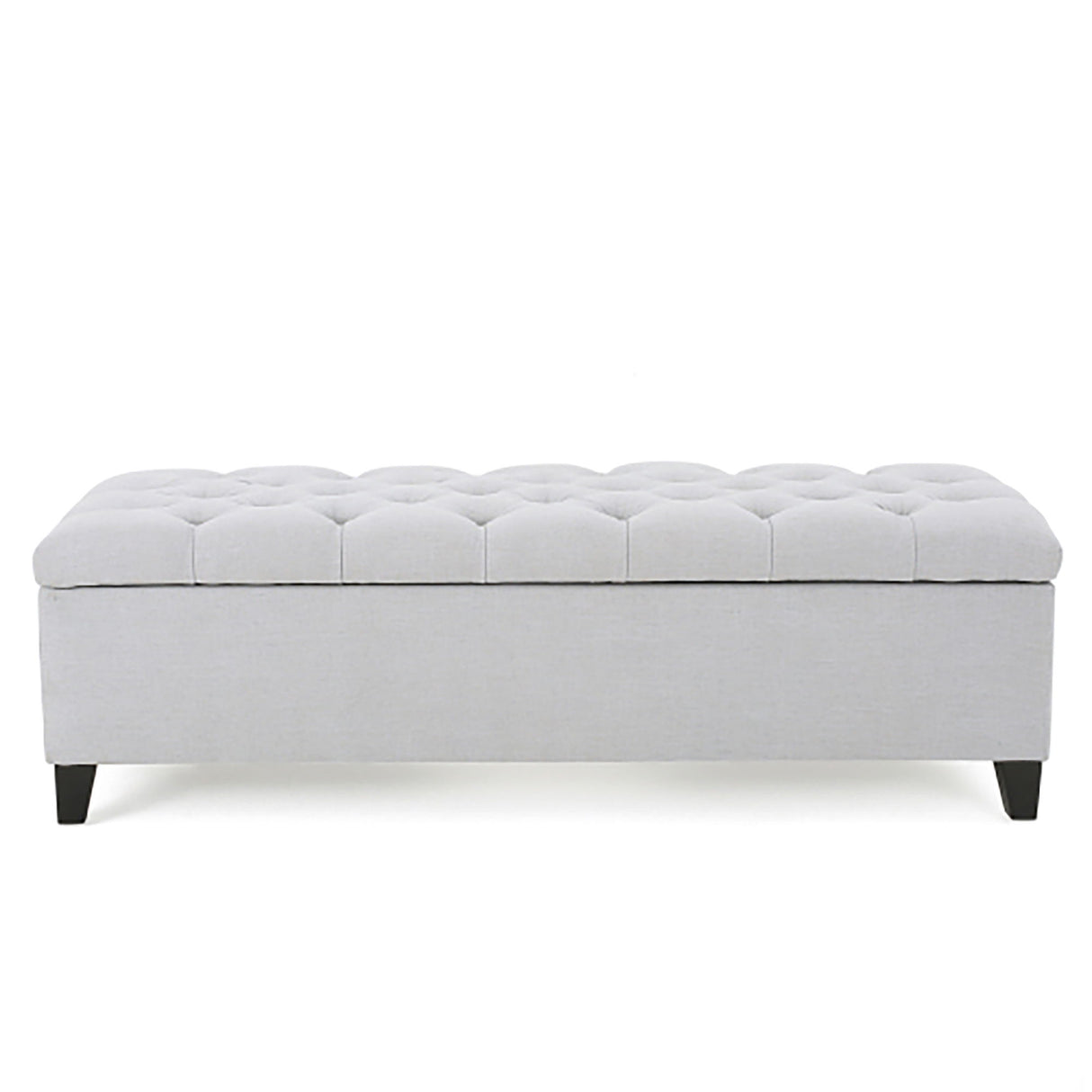 Glouster - Storage Ottoman - Light Gray