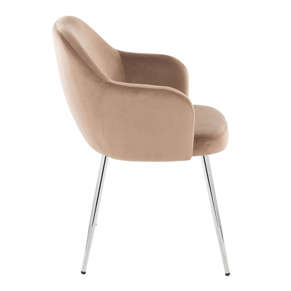 Buena - Dining Chair (Set of 2) - Chrome Metal Legs