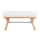 Folia - Mid-Century Modern Bench
