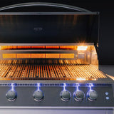 Summerset Sizzler Pro 32-in 4 Burner Built-In Natural Gas Grill w/ Rear Infrared Burner - SZRPRO32