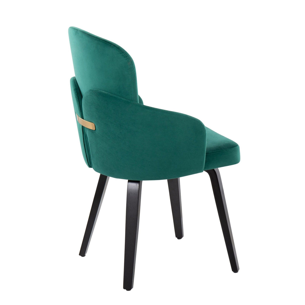 Dahlia - Contemporary Dining Chair (Set of 2) - Black Wood