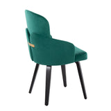 Dahlia - Contemporary Dining Chair (Set of 2) - Black Wood
