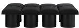 Pavilion - 8 Piece Modular Bench With Black Base