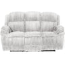 Motion Recliner Sofa With Fold-Down Table, Manual Recline, Charging Station & Cup Holders