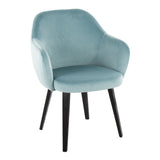 Buena - Dining Chair (Set of 2) - Black Wood Legs