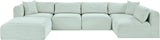 Shaggy - 6 Piece Modular U-Shaped Sectional