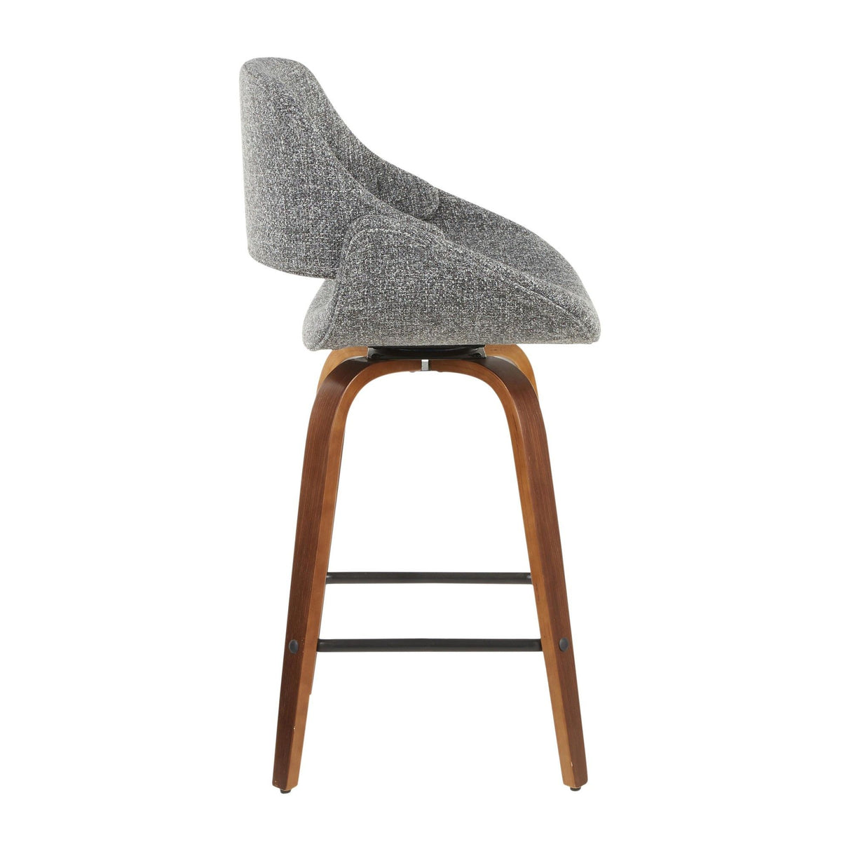 Fabrizzi - Counter Stool - Walnut Legs (Set of 2)