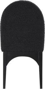 Waldorf - Boucle Dining Side Chair With Black Legs
