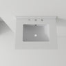 Basin Sink With 2" Thick Rim, Triple Faucet Holes, Sink Only