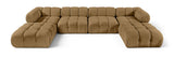 Orin - Velvet 6 Piece Modular Double Chaise Sectional