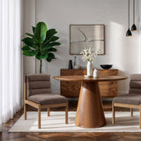Eloura - Linen Textured Fabric Upholstered Dining Chair (Set of 2)