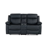 Blanche - Console Reclining Loveseat With LED Lights