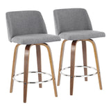 Tintori - Upholstered Counter Stool Set