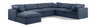 Indulge - Linen 7 Piece Modular Sectional