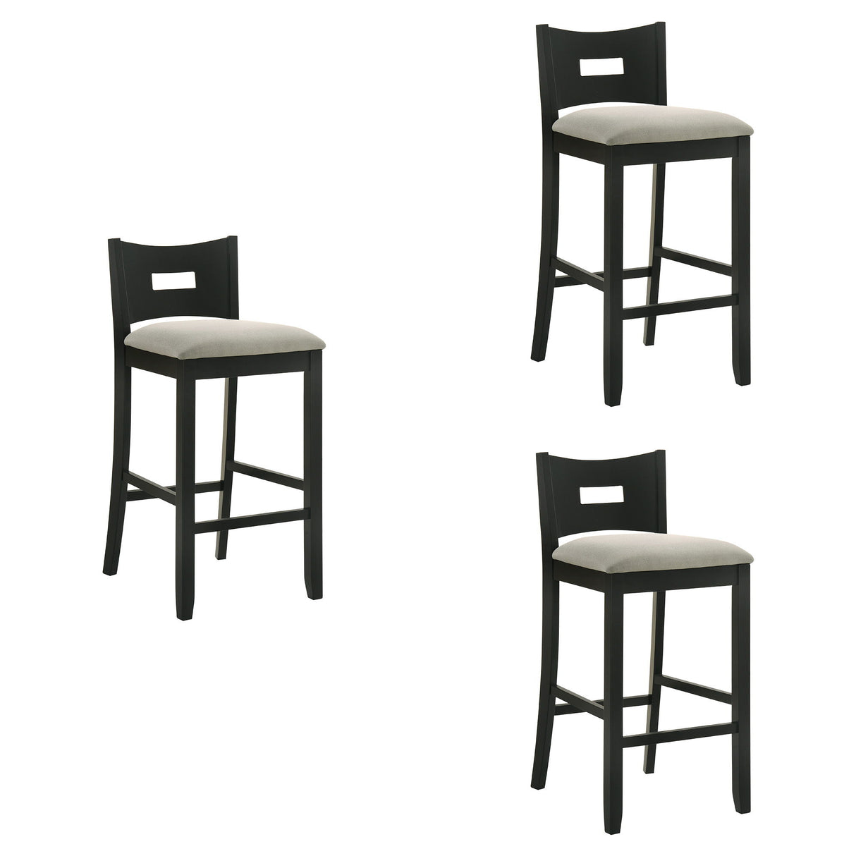 Ren - 30" Bar Height Rubberwood Barstool