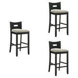 Ren - 30" Bar Height Rubberwood Barstool