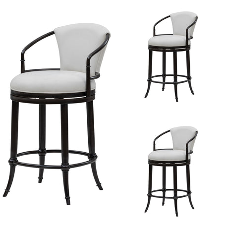 Otis - Upholstered Swivel Counter Height Barstool