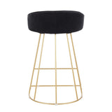Canary - Counter Stool (Set of 2) - Gold Metal