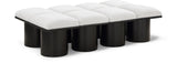 Pavilion - 8 Piece Modular Bench With Black Base