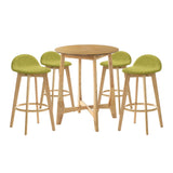 Vera - 5-Piece Wood Bar Set