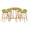 Vera - 5-Piece Wood Bar Set