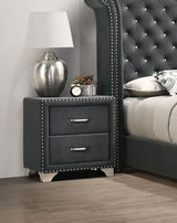 Melody - Upholstered 2-Drawer Nightstand
